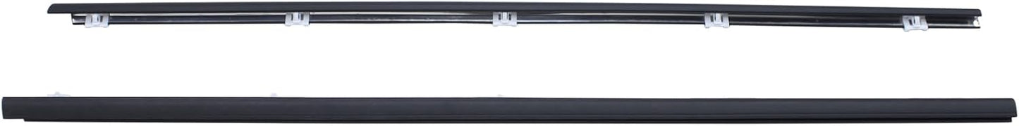 ApplianPar Door Window Belt Molding Outer Weatherstrip Seal for Honda Civic EG6 EG4 EG5 1992-1995 Left and Right Side
