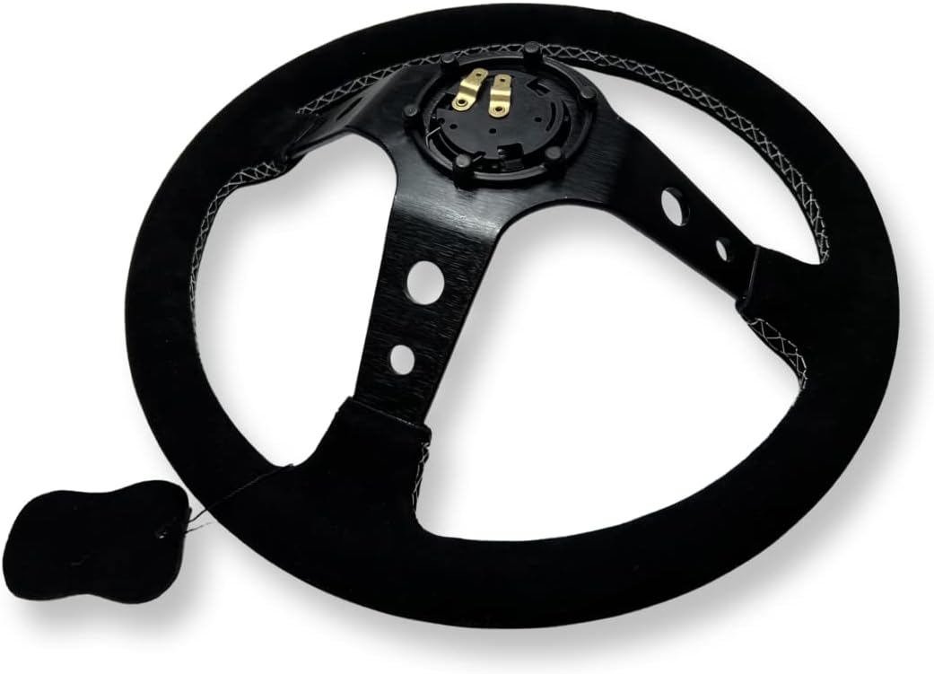 6-Bolt Racing Steering Wheel + Hub Adapter Boss Kit for Honda Civic, Del Sol, Integra