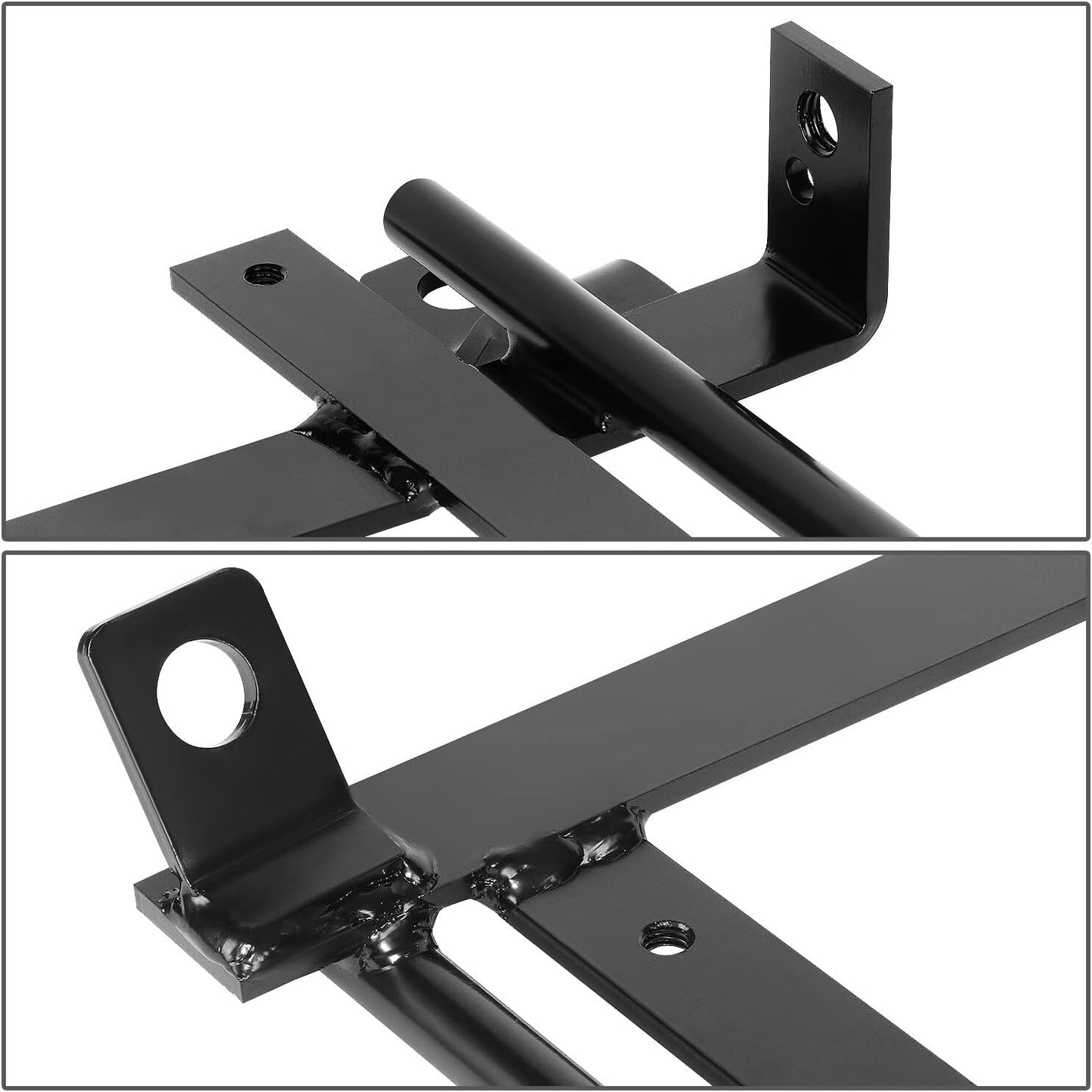 Auto Dynasty Racing Bucket Seat Mounting Bracket Compatible with Honda Civic EJ EK EH Integra 92-00, Driver and Passenger Side, Black