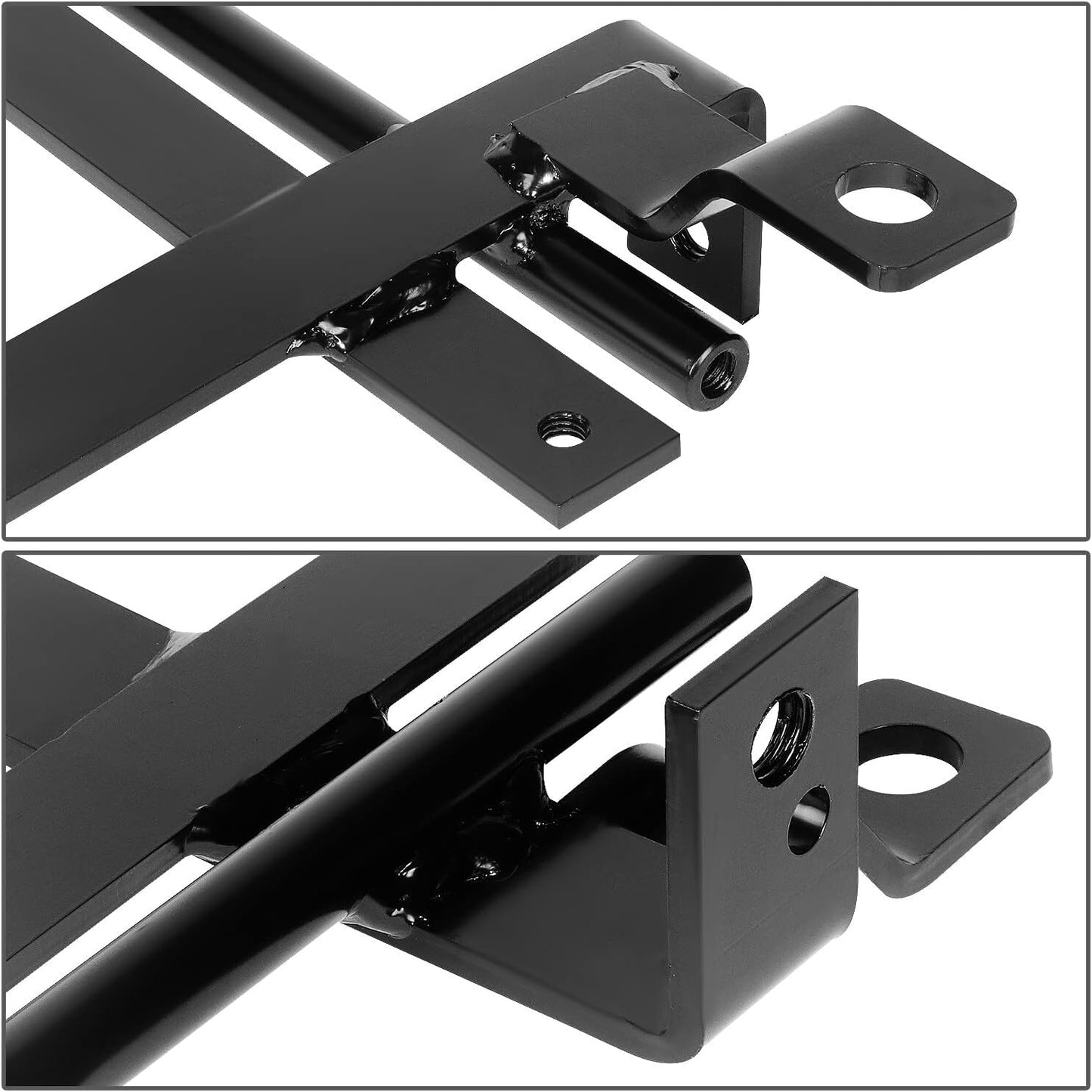 Auto Dynasty Racing Bucket Seat Mounting Bracket Compatible with Honda Civic EJ EK EH Integra 92-00, Driver and Passenger Side, Black