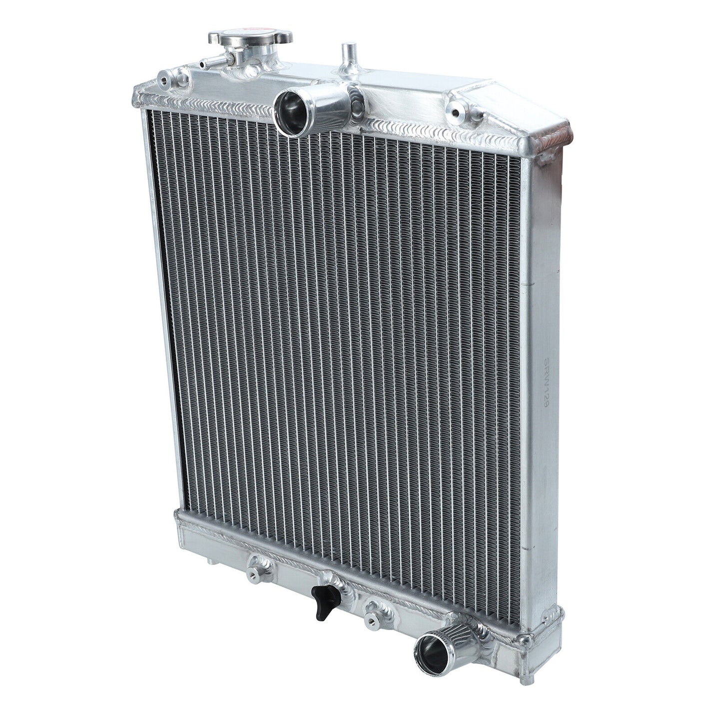 Aluminum 34Mm Radiator 2 Row for 1992-2000 Honda Civic Del Sol EG EK 32Mm In/Out