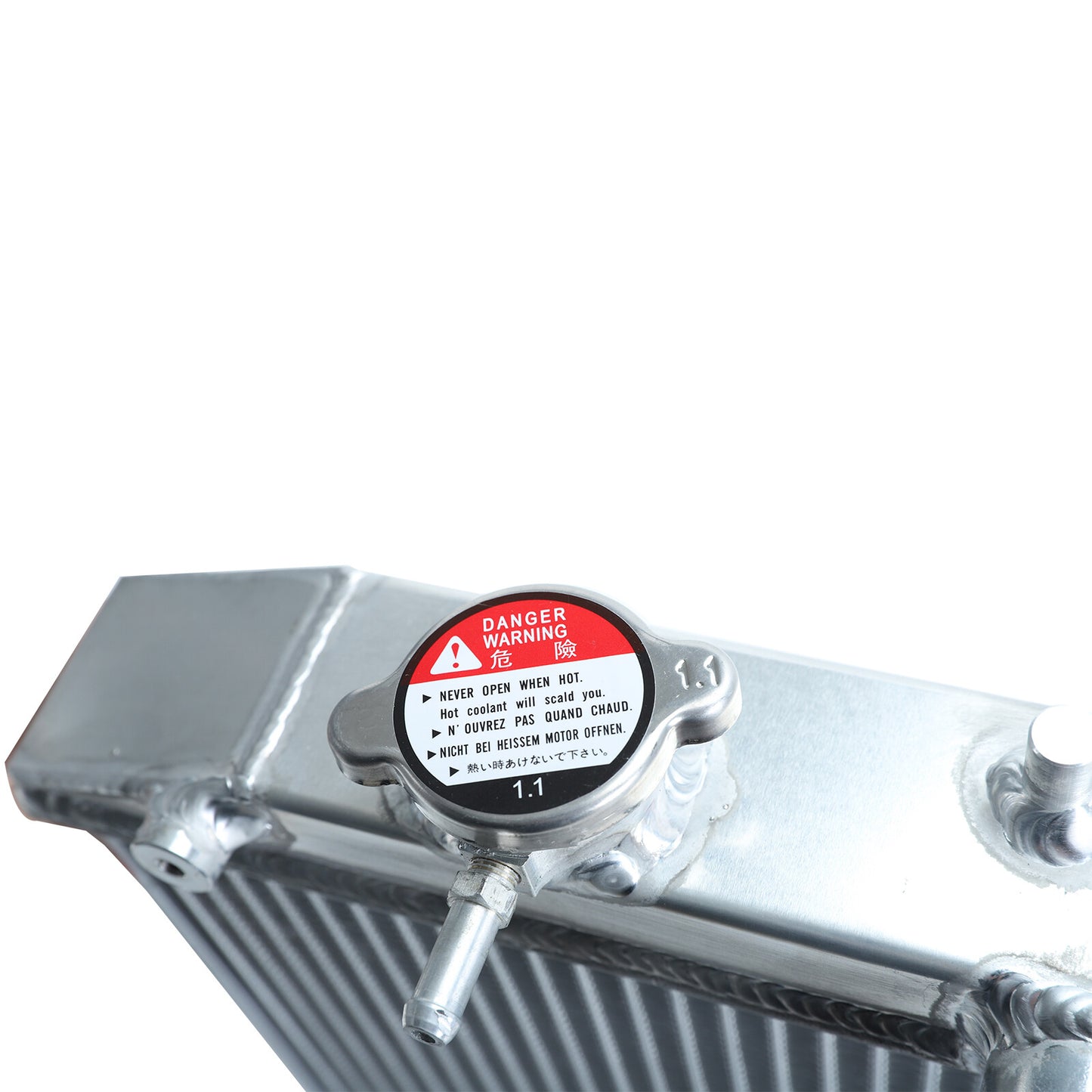 Aluminum 34Mm Radiator 2 Row for 1992-2000 Honda Civic Del Sol EG EK 32Mm In/Out