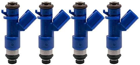 FJ983 4PCS Set Fuel Injectors 410cc Compatible for Honda Civic B16 B18 K20 K24 DC EG EK 1996-2006 Compatible 16450-RWC-A01