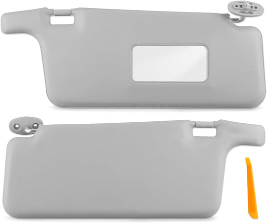 Fit for Honda Civic 1996-2001 Interior Sunvisor Set, Left and Right, Gray