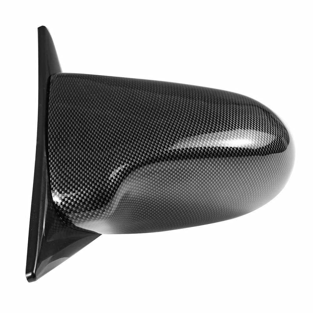 2pcs Manual Adjustable Spoon Style Car Rear View Side View Mirror Fit for Honda for Civic 4Dr Sedan 1992-1995 Car Rearview Mirror-Carbon_Fiber_Look