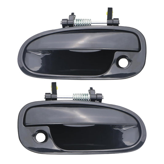 Exterior Door Handle w/Keyhole Compatible with Honda Civic 1996-2000 Replaces 72180S00004 72140S00004 Front Left Right Side Outside Door Handle