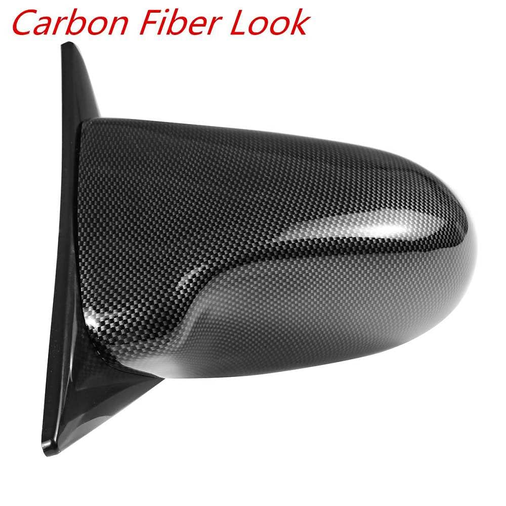2pcs Manual Adjustable Spoon Style Car Rear View Side View Mirror Fit for Honda for Civic 4Dr Sedan 1992-1995 Car Rearview Mirror-Carbon_Fiber_Look